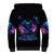 Flame Skull Sherpa Hoodie Its Not How Crazy I Am But How Much I enjoy It That Makes Me Dangeous - Wonder Print Shop