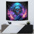 Flame Skull Tapestry Its Not How Crazy I Am But How Much I enjoy It That Makes Me Dangeous - Wonder Print Shop