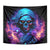 Flame Skull Tapestry Its Not How Crazy I Am But How Much I enjoy It That Makes Me Dangeous - Wonder Print Shop