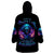 Flame Skull Wearable Blanket Hoodie Its Not How Crazy I Am But How Much I enjoy It That Makes Me Dangeous - Wonder Print Shop