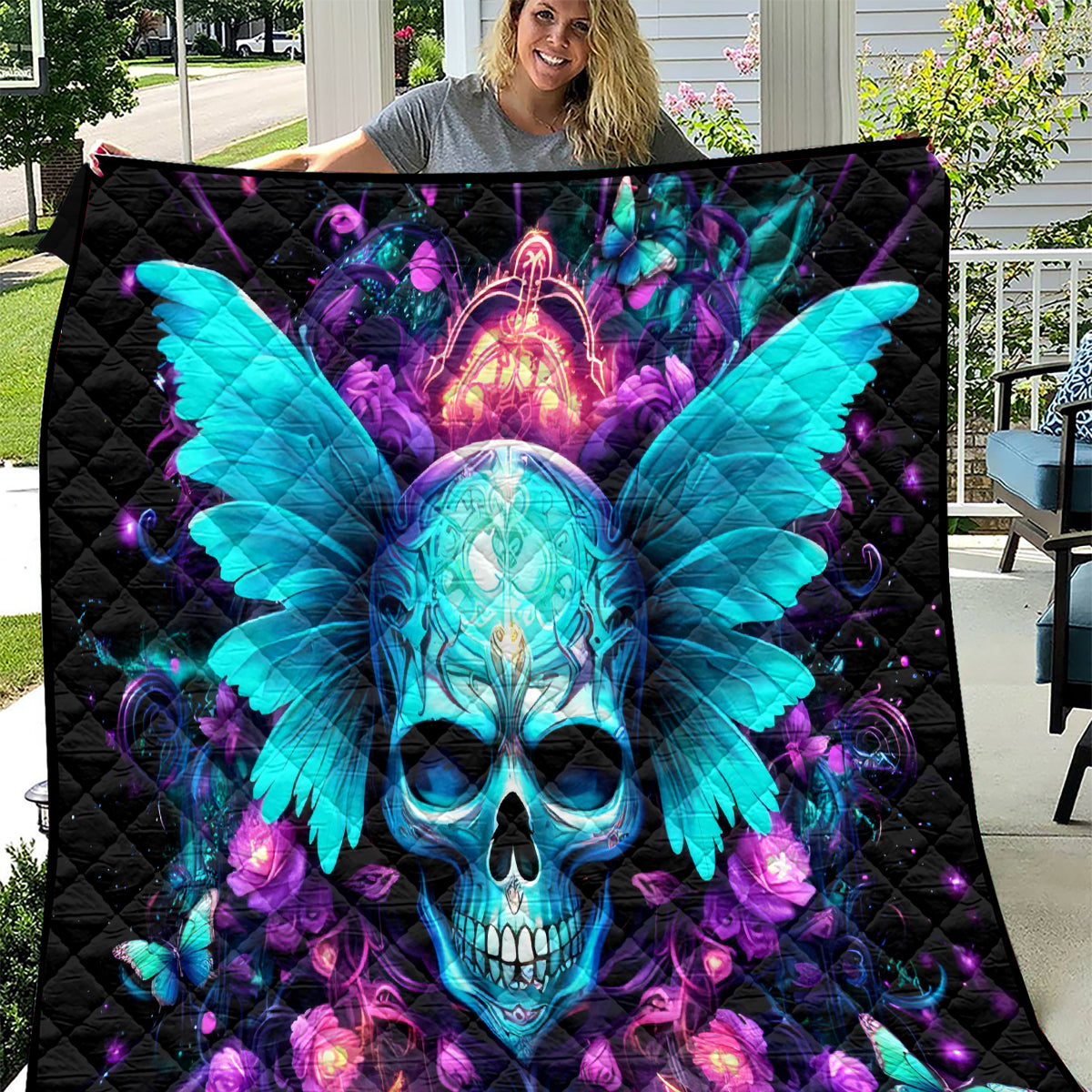 Fairy Skull Quilt In My Next Life I Want To Be The Karme Fairy