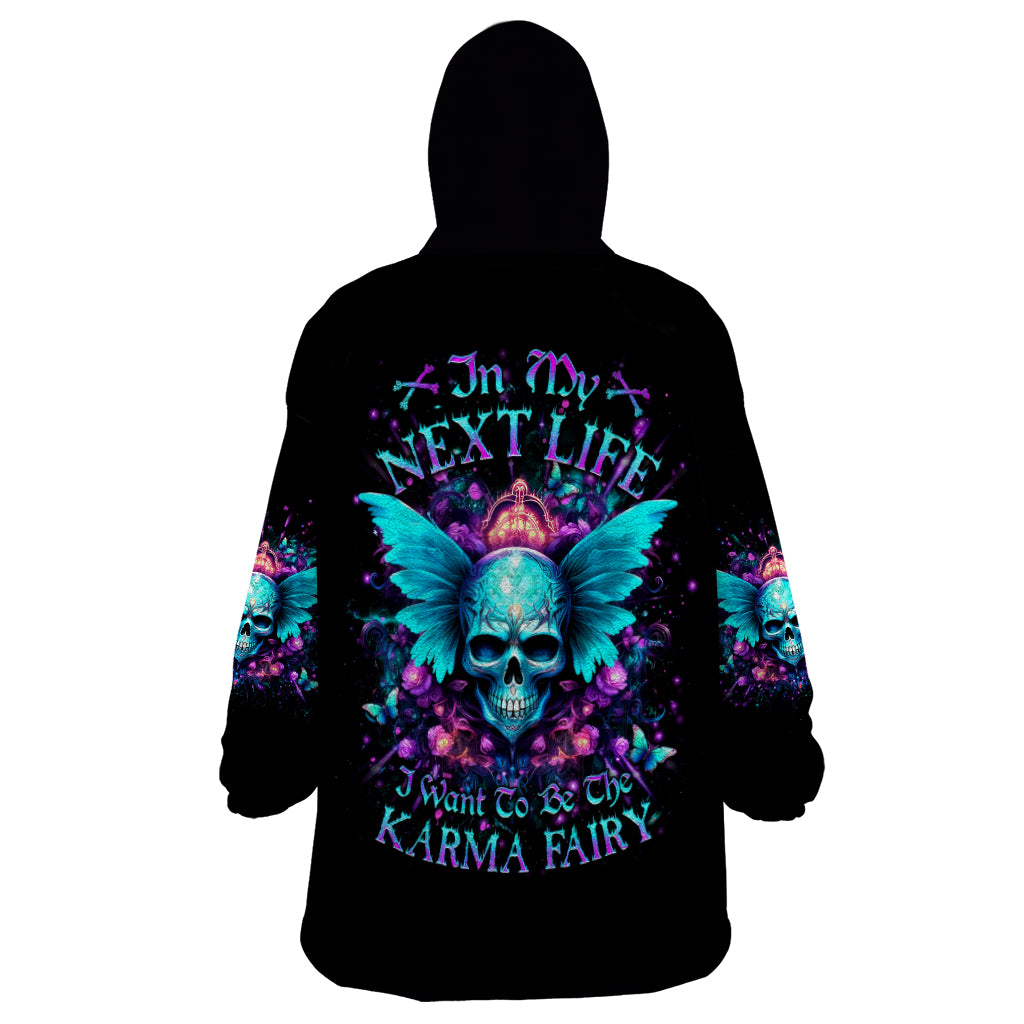 Fairy Skull Wearable Blanket Hoodie In My Next Life I Want To Be The Karme Fairy