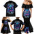 Reaper Skull Family Matching Mermaid Dress and Hawaiian Shirt When I Was Born The Devil Said Oh Shit Competition - Wonder Print Shop