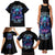 Reaper Skull Family Matching Tank Maxi Dress and Hawaiian Shirt When I Was Born The Devil Said Oh Shit Competition - Wonder Print Shop