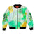 Irish Skull Bomber Jacket Oho Lucky Mama - Wonder Print Shop