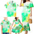 Irish Skull Family Matching Mermaid Dress and Hawaiian Shirt Oho Lucky Mama - Wonder Print Shop