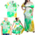 Irish Skull Family Matching Off Shoulder Maxi Dress and Hawaiian Shirt Oho Lucky Mama - Wonder Print Shop