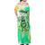 Irish Skull Family Matching Off Shoulder Maxi Dress and Hawaiian Shirt Oho Lucky Mama - Wonder Print Shop