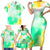 Irish Skull Family Matching Short Sleeve Bodycon Dress and Hawaiian Shirt Oho Lucky Mama - Wonder Print Shop