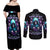 Reaper Skull Couples Matching Off Shoulder Maxi Dress and Long Sleeve Button Shirt Don't Try To Figure Me Out - Wonder Print Shop