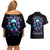 Reaper Skull Couples Matching Off Shoulder Short Dress and Hawaiian Shirt Don't Try To Figure Me Out - Wonder Print Shop