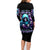 Reaper Skull Family Matching Long Sleeve Bodycon Dress and Hawaiian Shirt Don't Try To Figure Me Out - Wonder Print Shop