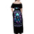 Reaper Skull Family Matching Off Shoulder Maxi Dress and Hawaiian Shirt Don't Try To Figure Me Out - Wonder Print Shop