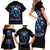 Reaper Skull Family Matching Short Sleeve Bodycon Dress and Hawaiian Shirt Don't Try To Figure Me Out - Wonder Print Shop