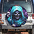 Reaper Skull Spare Tire Cover Don't Try To Figure Me Out - Wonder Print Shop