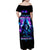 Rose Skull Family Matching Off Shoulder Maxi Dress and Hawaiian Shirt If My Mouth Doesn't Say It - Wonder Print Shop