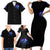 Rose Skull Family Matching Short Sleeve Bodycon Dress and Hawaiian Shirt If My Mouth Doesn't Say It - Wonder Print Shop