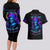 Witch Skull Couples Matching Long Sleeve Bodycon Dress and Hawaiian Shirt The Good Girl In Me Got Tired Of The Bullshit - Wonder Print Shop