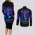 Witch Skull Couples Matching Long Sleeve Bodycon Dress and Long Sleeve Button Shirt The Good Girl In Me Got Tired Of The Bullshit - Wonder Print Shop