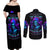 Witch Skull Couples Matching Off Shoulder Maxi Dress and Long Sleeve Button Shirt The Good Girl In Me Got Tired Of The Bullshit - Wonder Print Shop