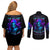 Witch Skull Couples Matching Off Shoulder Short Dress and Long Sleeve Button Shirt The Good Girl In Me Got Tired Of The Bullshit - Wonder Print Shop