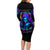 Witch Skull Family Matching Long Sleeve Bodycon Dress and Hawaiian Shirt The Good Girl In Me Got Tired Of The Bullshit - Wonder Print Shop