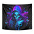 Witch Skull Tapestry The Good Girl In Me Got Tired Of The Bullshit - Wonder Print Shop