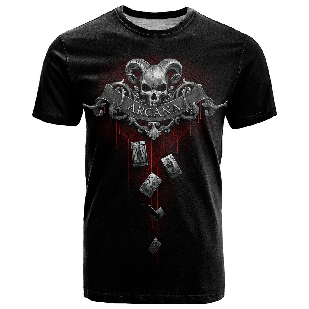 Skull T Shirt Death Reaper Arcana DT01