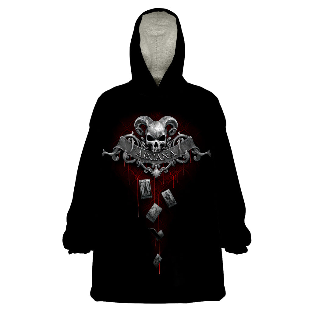 Skull Wearable Blanket Hoodie Death Reaper Arcana DT01