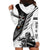 Skull Hoodie Dress Riding Motocycle - Wonder Print Shop