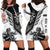 Skull Hoodie Dress Riding Motocycle - Wonder Print Shop