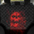 Skull Back Car Seat Cover Bloody Skull Scream - Wonder Print Shop