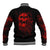 Skull Baseball Jacket Bloody Skull Scream - Wonder Print Shop