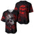 Skull Baseball Jersey Bloody Skull Scream - Wonder Print Shop