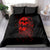 Skull Bedding Set Bloody Skull Scream - Wonder Print Shop