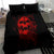 Skull Bedding Set Bloody Skull Scream - Wonder Print Shop