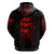 Skull Hoodie Bloody Skull Scream - Wonder Print Shop