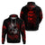 Skull Hoodie Bloody Skull Scream - Wonder Print Shop