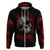 Skull Hoodie Bloody Skull Scream - Wonder Print Shop