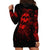 Skull Hoodie Dress Bloody Skull Scream - Wonder Print Shop