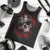 Skull Men Tank Top Bloody Skull Scream DT01