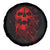 Skull Spare Tire Cover Bloody Skull Scream - Wonder Print Shop