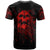 Skull T Shirt Bloody Skull Scream DT01