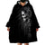 Skull Wearable Blanket Hoodie Skull Death Forever DT01