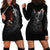 Skull Hoodie Dress Death Angel Hold Skull - Wonder Print Shop