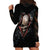 Skull Hoodie Dress Skeleton Ripped inside - Wonder Print Shop