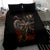 Flaming Skull Bedding Set Death Angel Riding Motocycle - Wonder Print Shop