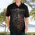 Flaming Skull Hawaiian Shirt Death Angel Riding Motocycle - Wonder Print Shop