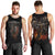 Flaming Skull Men Tank Top Death Angel Riding Motocycle DT01