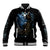 Grim Reaper Baseball Jacket The Ferryman Of The Underworld with Charon Skull Black - Wonder Print Shop